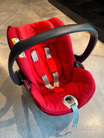 Cybex Aton Q rosso ovetto auto.