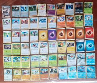 Lotto 60 Carte Pokémon con Barista Full Art&Promo