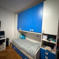 armadio a ponte con letti estraibili