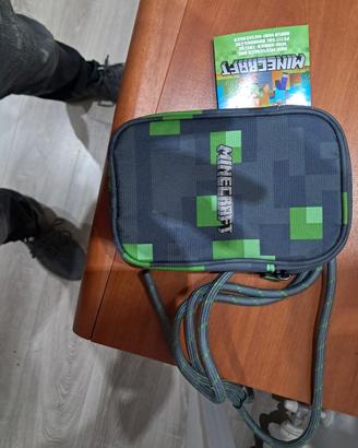 minecraft mini Messanger Marsupio porta cellulare 