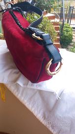 borsa Sergio Rossi amaranto in camoscio 