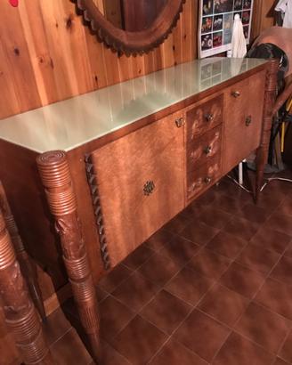 Mobili antiquario Pier Luigi Colli+specchio Marell