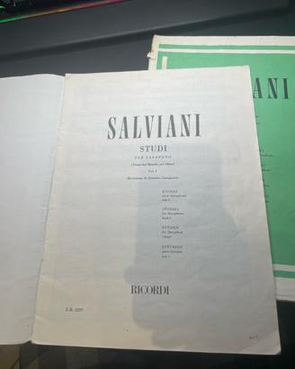 Salviani – Studio per Sassofono e Oboe Vol. 1 e 2