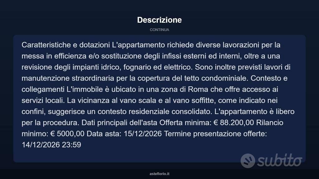 Appartamento – Roma, Monte del Marmo, Trionfale - Vista 4