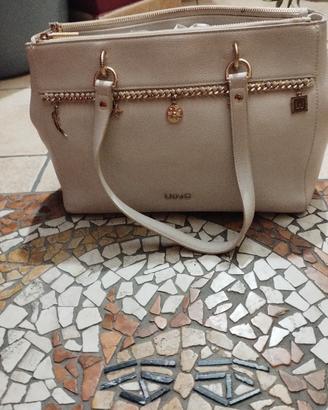Borsa donna Lui Jo beige nuova