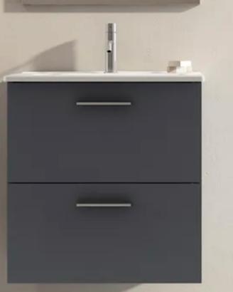 Mobile bagno sospeso con Lavabo e Miscelatore