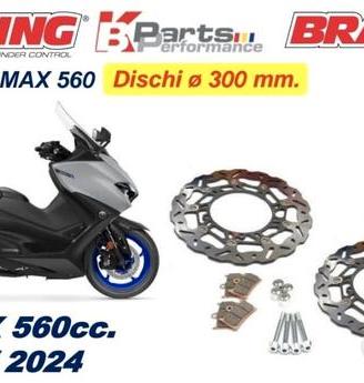 DISCHI ANTERIORI MARGHERITA TMAX 560 T MAX 560