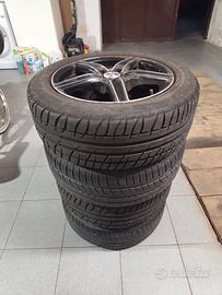 4 Cerchi in lega 15" 5X100 con gomme