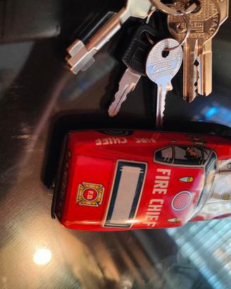 giocattoli in latta Fire Chief polizia made in jap