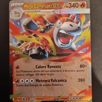 Carta Pokemon mega camerupt ex
