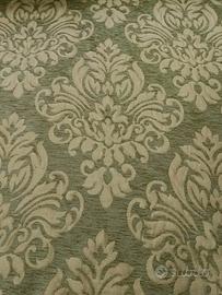 Tessuto Ciniglia a Medaglioni colore Verde