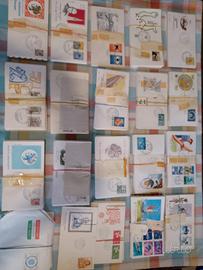 francobolli buste primo giorno FDC cartoline 