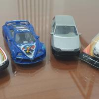 lotto 4 auto Burago e Majorette