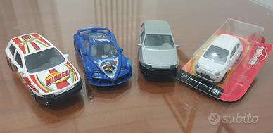 lotto 4 auto Burago e Majorette