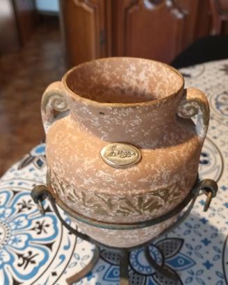 Anfora/Vaso con Supporto, antichizzata