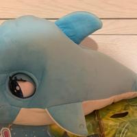 Delfino giocattolo blu blu