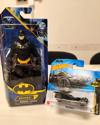 Batman Action Figure DC Comics + Batmobile 