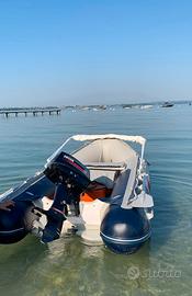 Gommone honda 3.20 con motore selva 15 hp