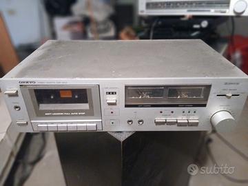 Piastra a Cassette Vintage Onkyo TA-440 con VU-Met