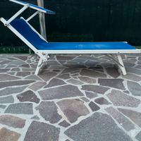 Sdraio in alluminio verniciato