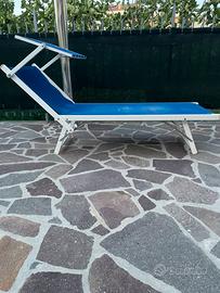 Sdraio in alluminio verniciato