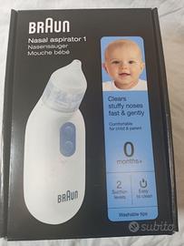 Aspiratore nasale Braun, rimozione del muco