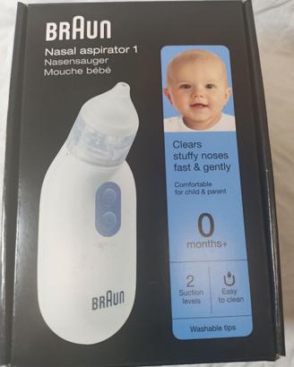 Aspiratore nasale Braun, rimozione del muco
