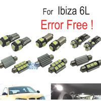 KIT 10 LAMPADE LED INTERNE PER SEAT IBIZA MK4 MK I