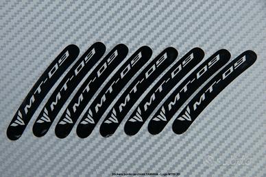 Stickers bordo cerchioni YAMAHA - Logo MT09 2D