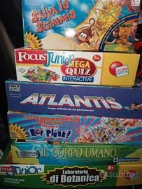 4 DIVERTENTI GIOCHI di SOCIETA' + 2 DIDATTICI