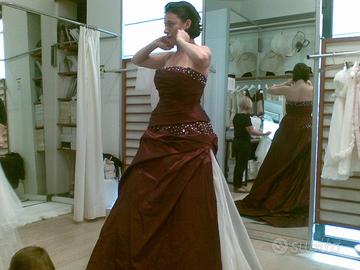 abito da sposa rosso veneziano