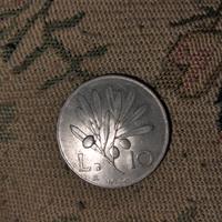 10 lire ulivo 1950