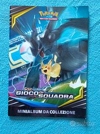 Pokémon album carte gioco di squadra Sole e Luna