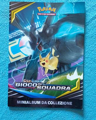 Pokémon album carte gioco di squadra Sole e Luna