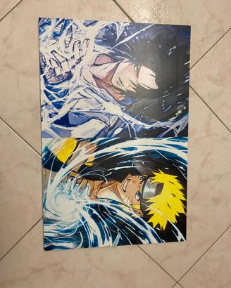 Quadro Naruto e Itachi