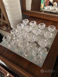 Plafoniera 16 luci in cristallo design