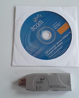 Adattatore di Rete Wireless 3COM - USB 2.0