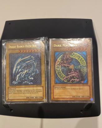 Drago Bianco Occhi Blu 1º Edizione MIK e Mago Nero