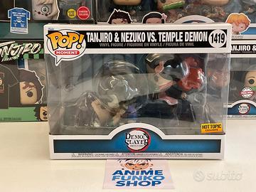 Funko pop Demon slayerTanjiro & Nezuko VS Temple