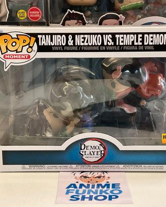 Funko pop Demon slayerTanjiro & Nezuko VS Temple