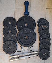 Set Pesi Domyos Decathlon 25kg  Manubri 