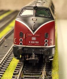 Locomotiva Trix V200 H0 sound