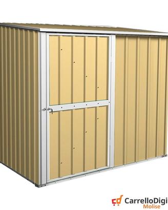 Box casetta giardino Acciaio 174x100 beige