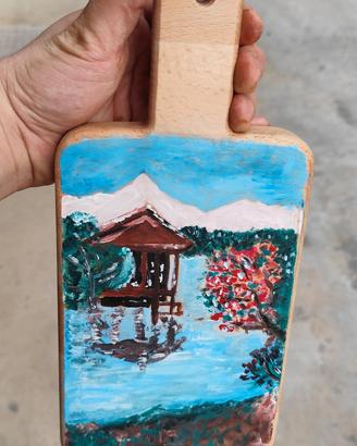 quadro da arredo a forma di un tagliere 