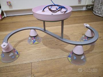 Lampadario rosa minnie