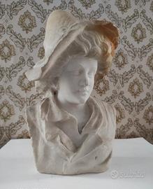 Busto in Marmo Scultura d'Epoca 