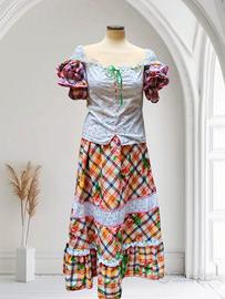 abito in pizzo sangallo originale vintage 