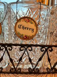 Tantalus set portabottiglie vintage