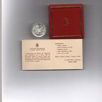 Moneta Italia £ 500 1989 Lotta contro il cancro