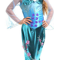 VESTITO DI CARNEVALE DA SIRENETTA NUOVO